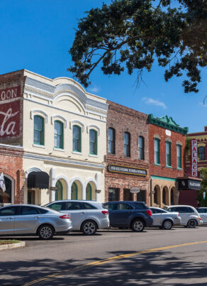 Historic Downtown Fernandina Beach near the marina