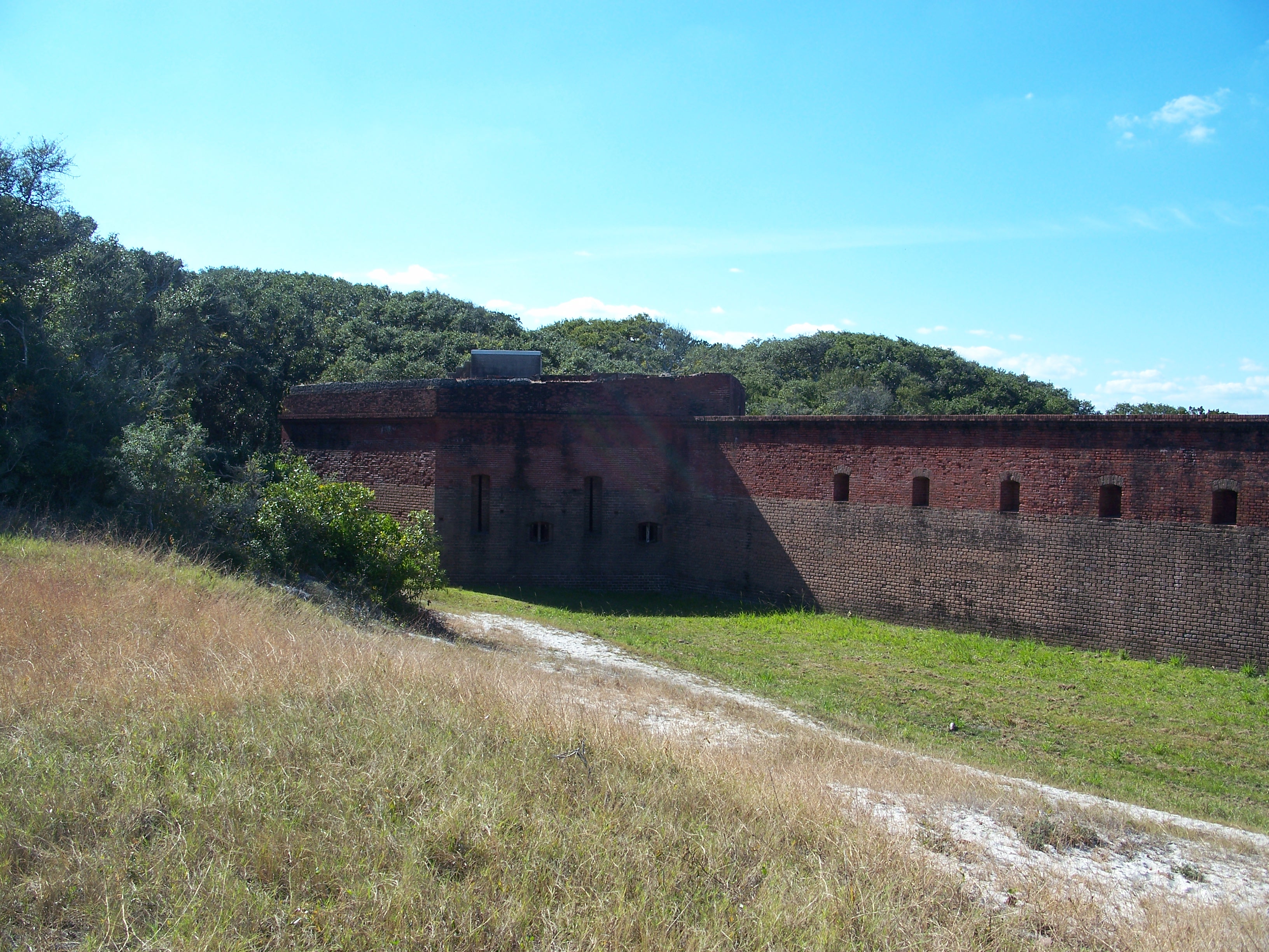 Fort Clinch from outside the walls