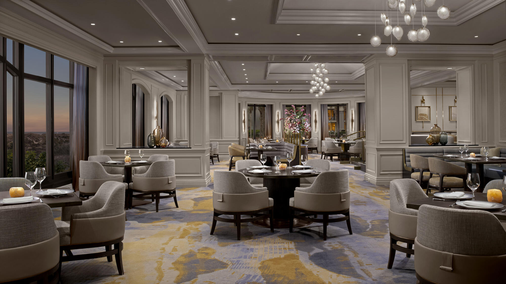 Fine dining at the Ritz